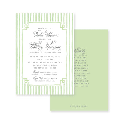 Sweet Stripes Bridal Shower