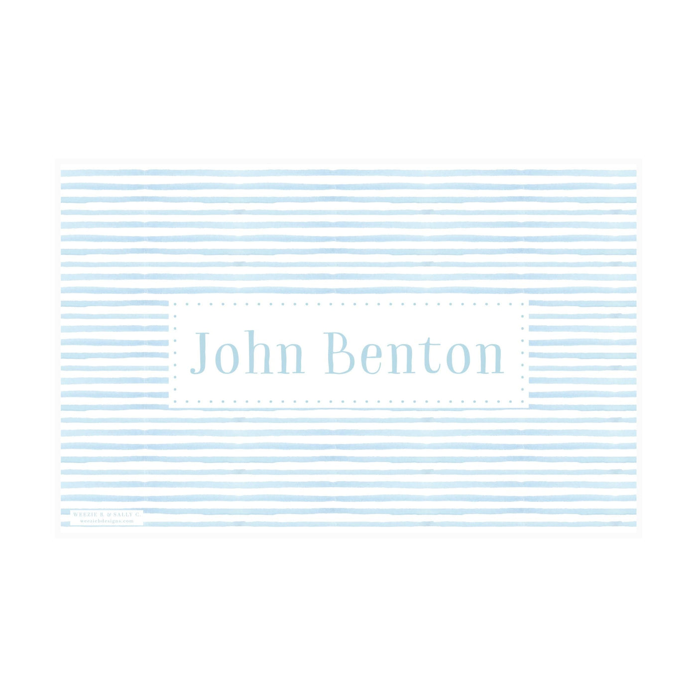Gingham Stripes Placemat