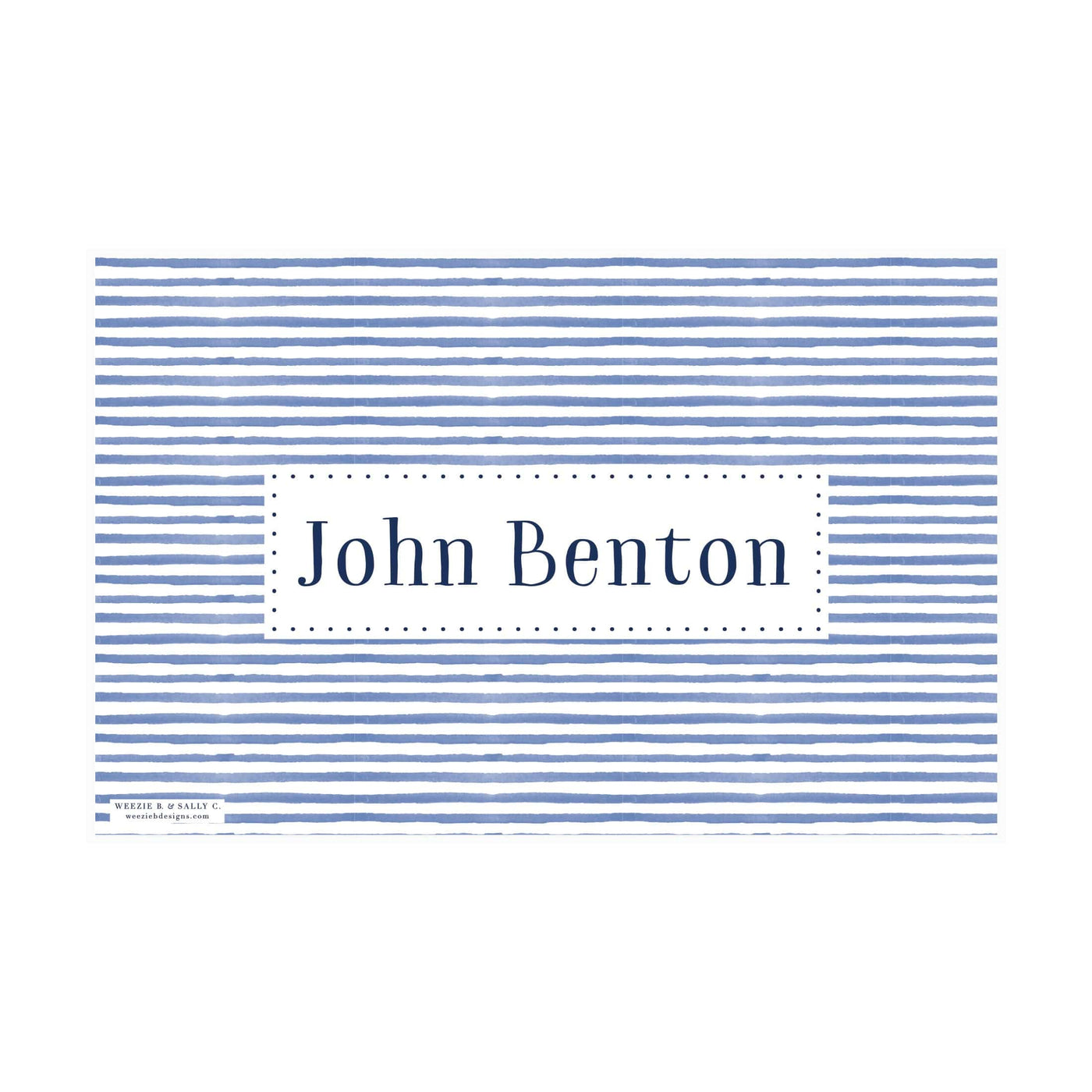 Gingham Stripes Placemat