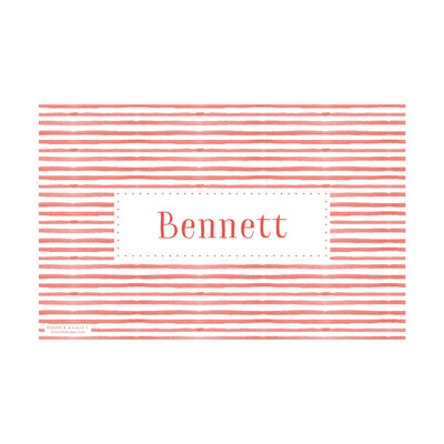 Gingham Stripes Placemat