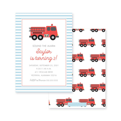 Sweet Fire Truck Birthday