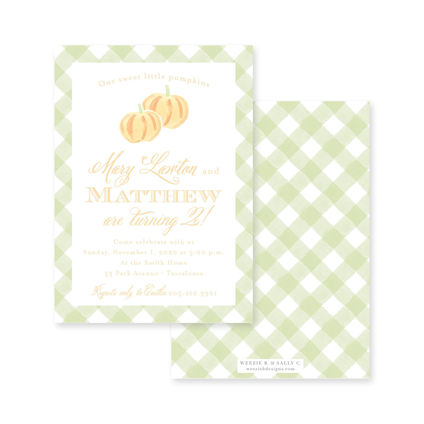 Sweet Little Pumpkin Birthday