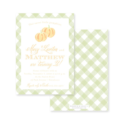 Sweet Little Pumpkin Birthday