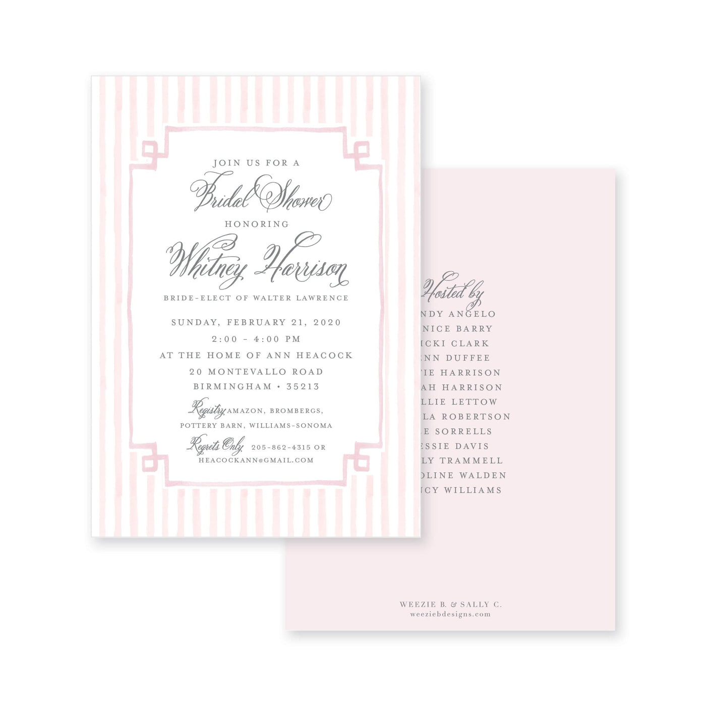 Sweet Stripes Bridal Shower