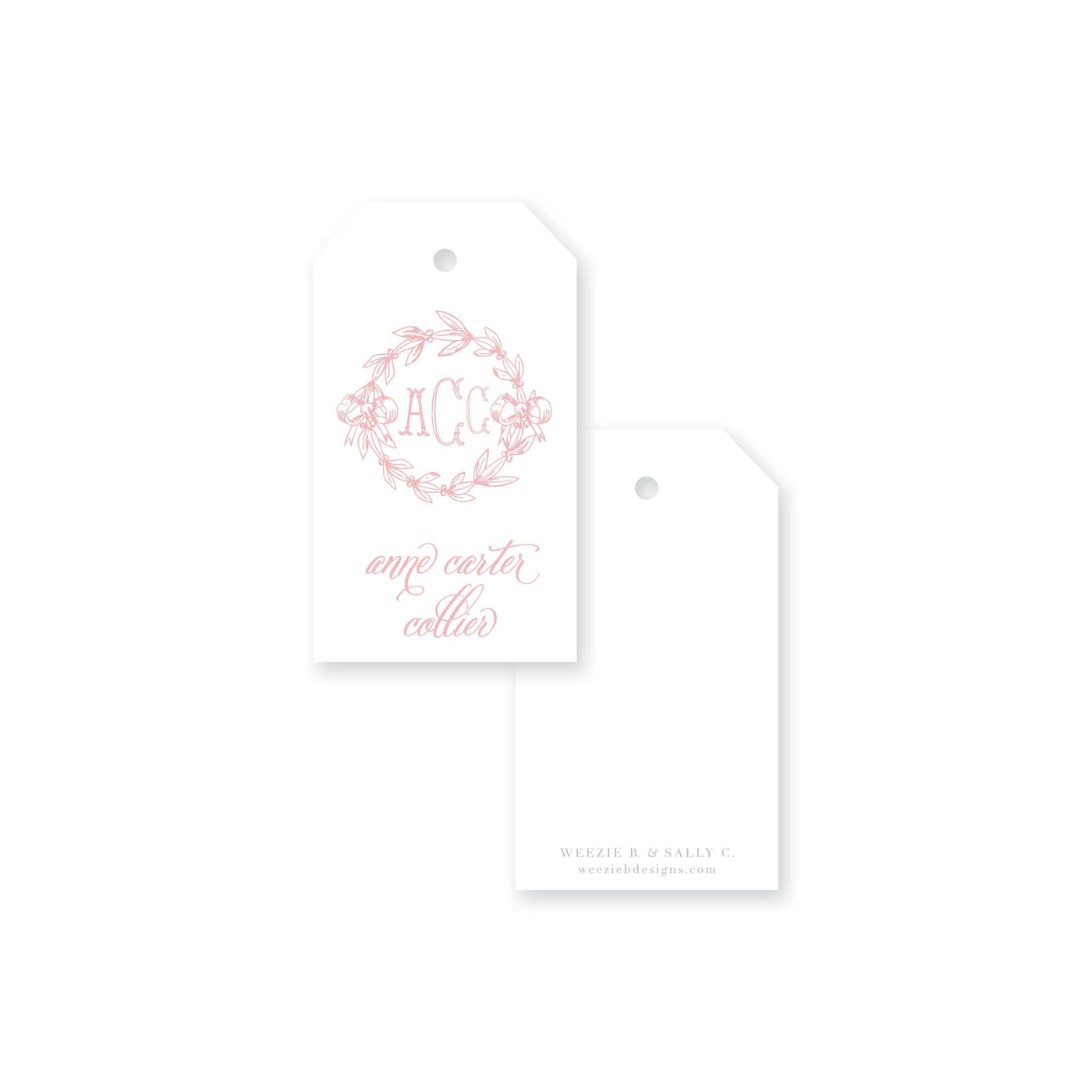 Victorian Wreath Gift Tag