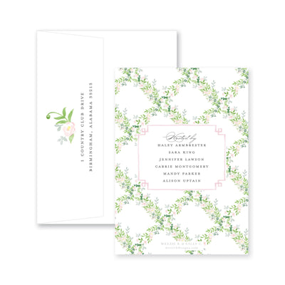 Floral Trellis with Eucalyptus Bridal Shower