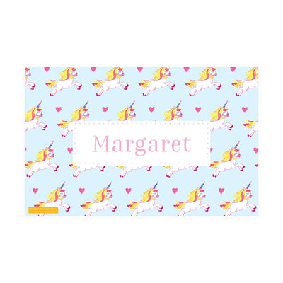 Unicorn Watercolor Placemat