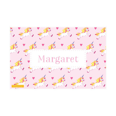 Unicorn Watercolor Placemat