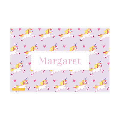 Unicorn Watercolor Placemat