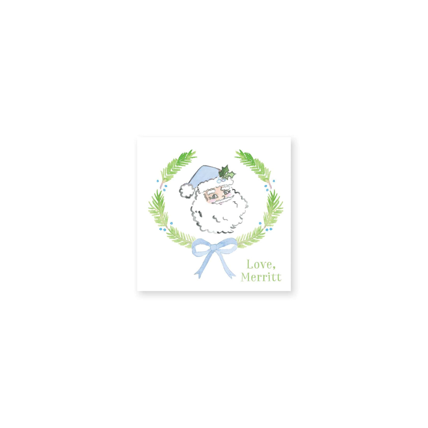 Vintage Santa Christmas Stickers