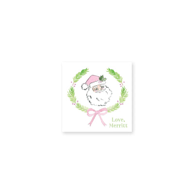 Vintage Santa Christmas Stickers