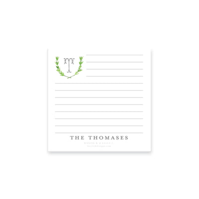 Watercolor Laurel Notepad