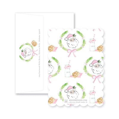Weezie B. Designs | Cookies & Milk with Santa Invitation