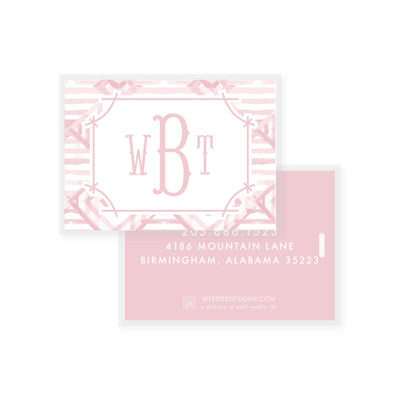 Weezie B. Designs | Watercolor Bamboo Bag Tag