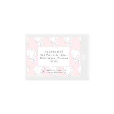 Baby Bonnet Bag Tag (2 min)