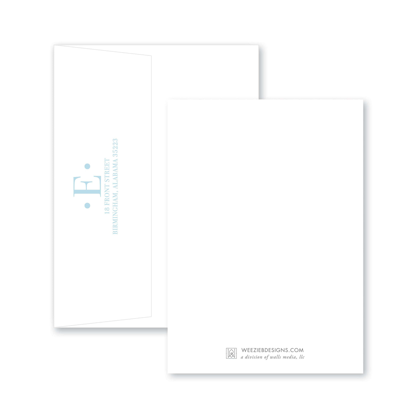 Weezie B. Designs | Sweet Dotted Cross Baptism Invitation