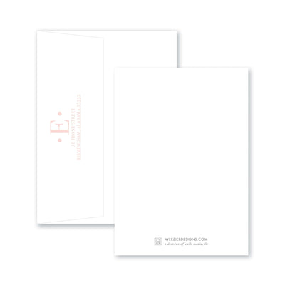 Weezie B. Designs | Sweet Dotted Cross Baptism Invitation