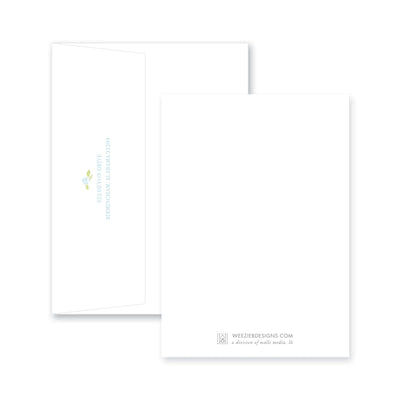 Weezie B. Designs | Watercolor Floral Cross Baptism Invitation
