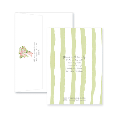 Weezie B. Designs | Bridal Bouquet Bridal Shower Invitation