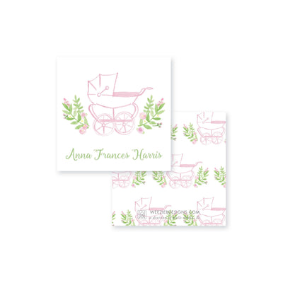 Prim Pram Calling Card
