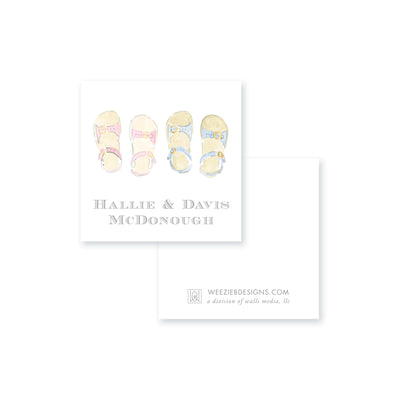 Summer Sandals Siblings Calling Card