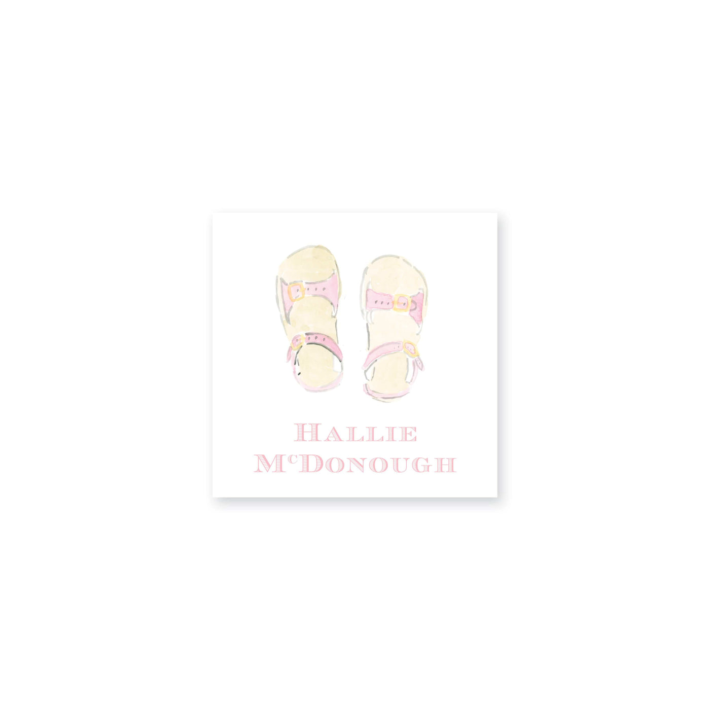 Summer Sandals Calling Card