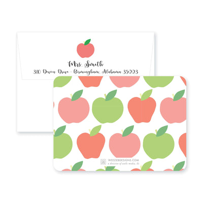 Apples Flat Note Card