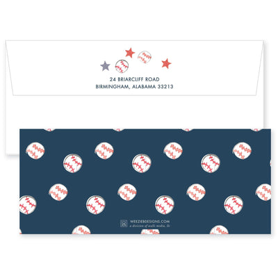 Weezie B. Designs | Baseball - Rookie of the Year Birthday Invitation
