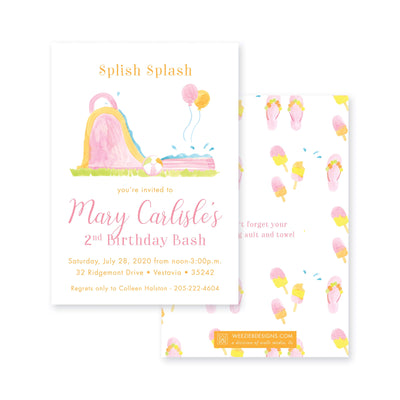 Splish Splash Water Slide Birthday