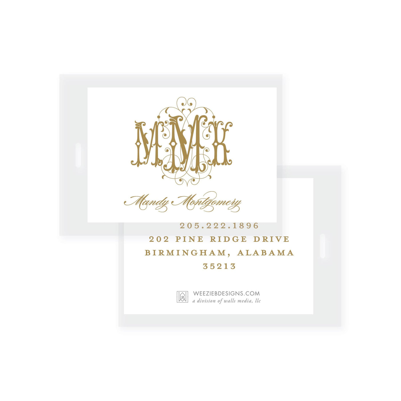 Three-Letter Monogram Fanciful (2 min)