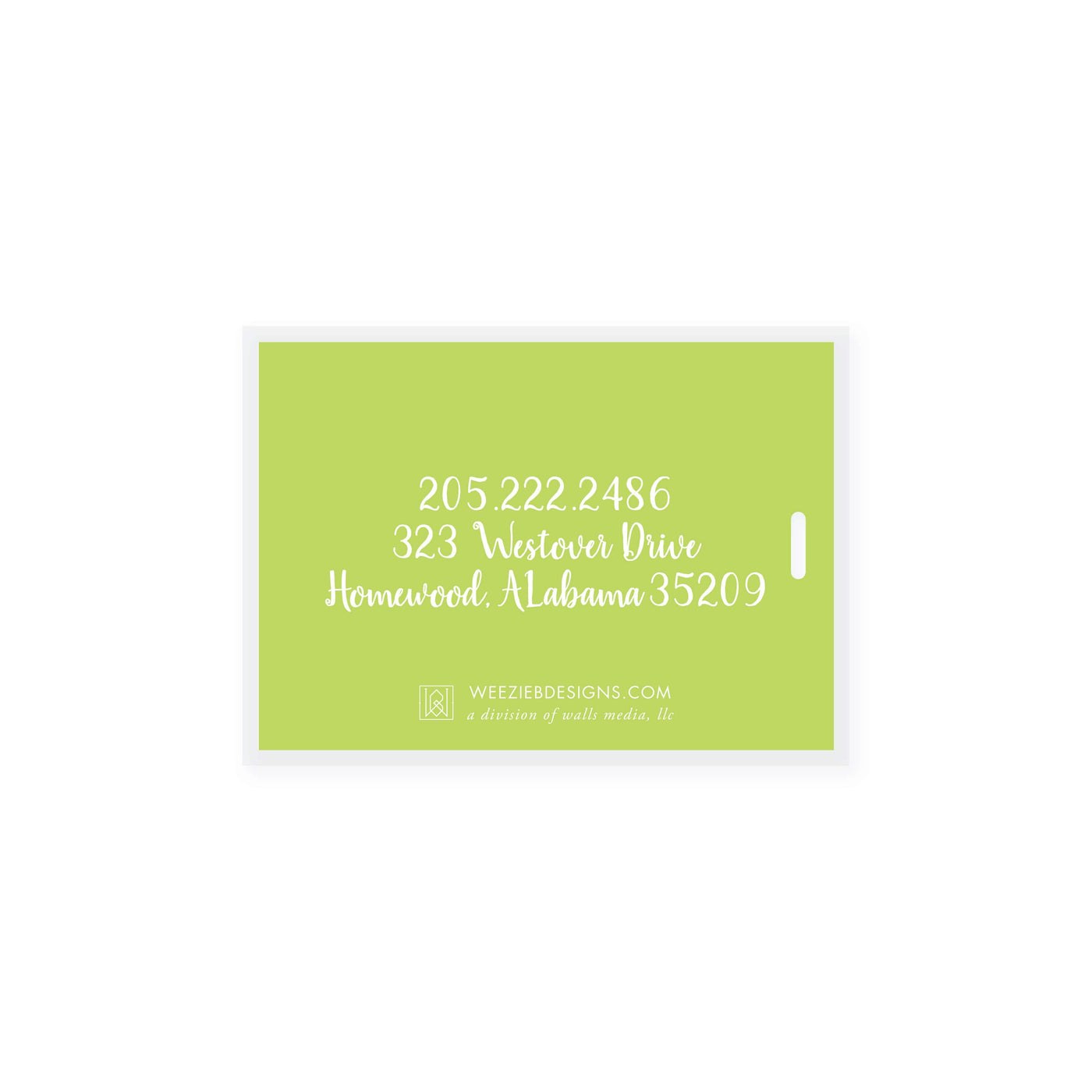 Weezie B. Designs | Garden of Tulips Bag Tag