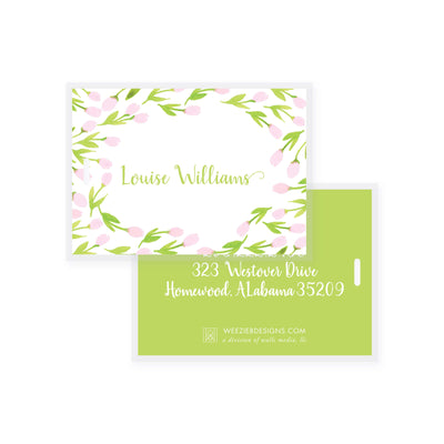 Weezie B. Designs | Garden of Tulips Bag Tag