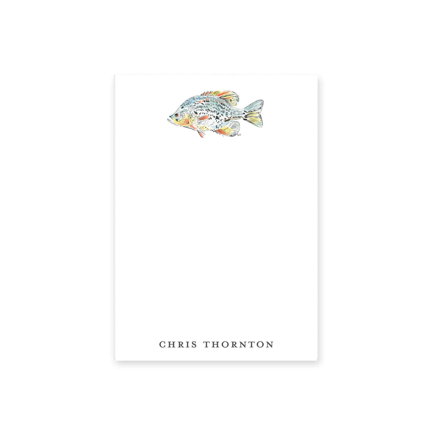 Watercolor Fish Notepad