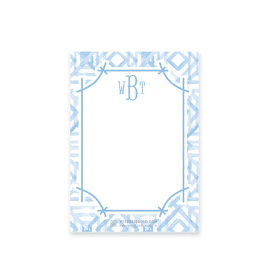 Weezie B. Designs | Watercolor Bamboo Notepad 
