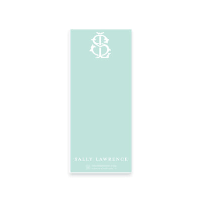 Weezie B. Designs | Skinny Two-Letter Intertwine Notepad