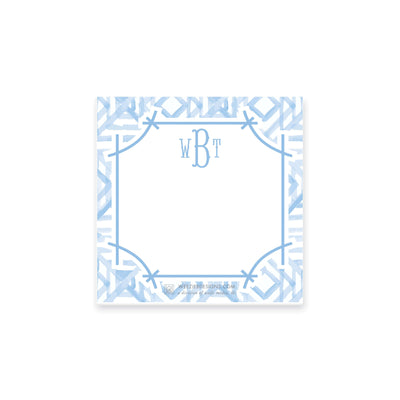 Weezie B. Designs | Watercolor Bamboo Notepad 