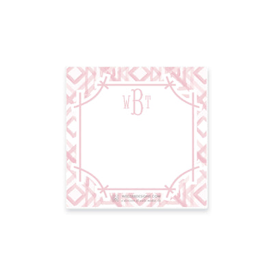 Weezie B. Designs | Watercolor Bamboo Notepad 