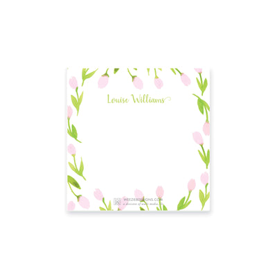 Weezie B. Designs | Garden of Tulips Notepad