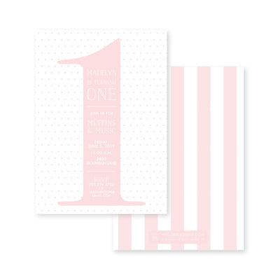 Weezie B. Designs | Kids Birthday Invitation | The Big One