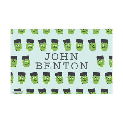 Weezie B. Designs | Franken Halloween Placemat