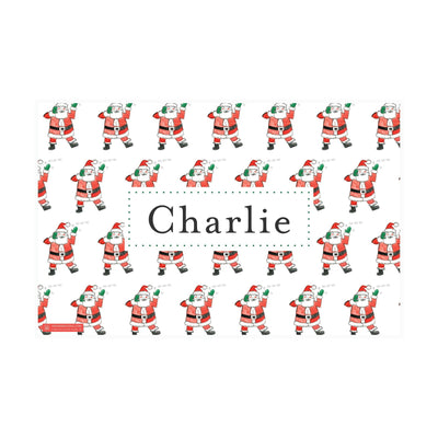 Watercolor Santa Placemat