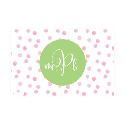 Watercolor Polkadots Placemat