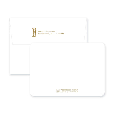 Weezie B. Designs | Simply Elegant Rehearsal Dinner Invitation