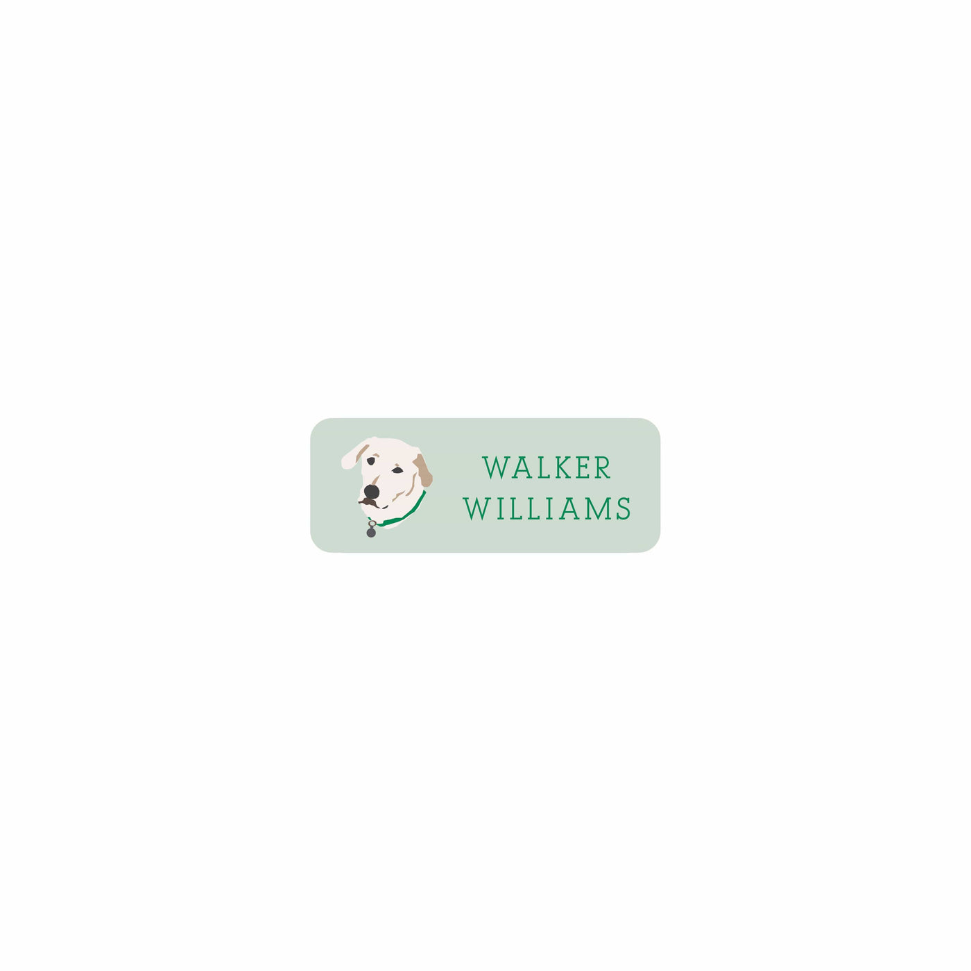 Weezie B. Designs | White Lab Permanent Sticker