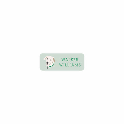 Weezie B. Designs | White Lab Permanent Sticker