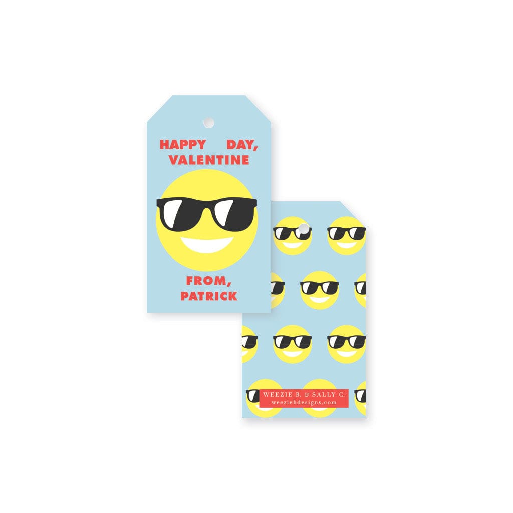 Weezie B. & Sally C. Designs | Emoji Valentine's Day Cards