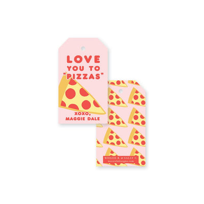 Weezie B. Designs | Pizza My Heart Valentine's Day cards