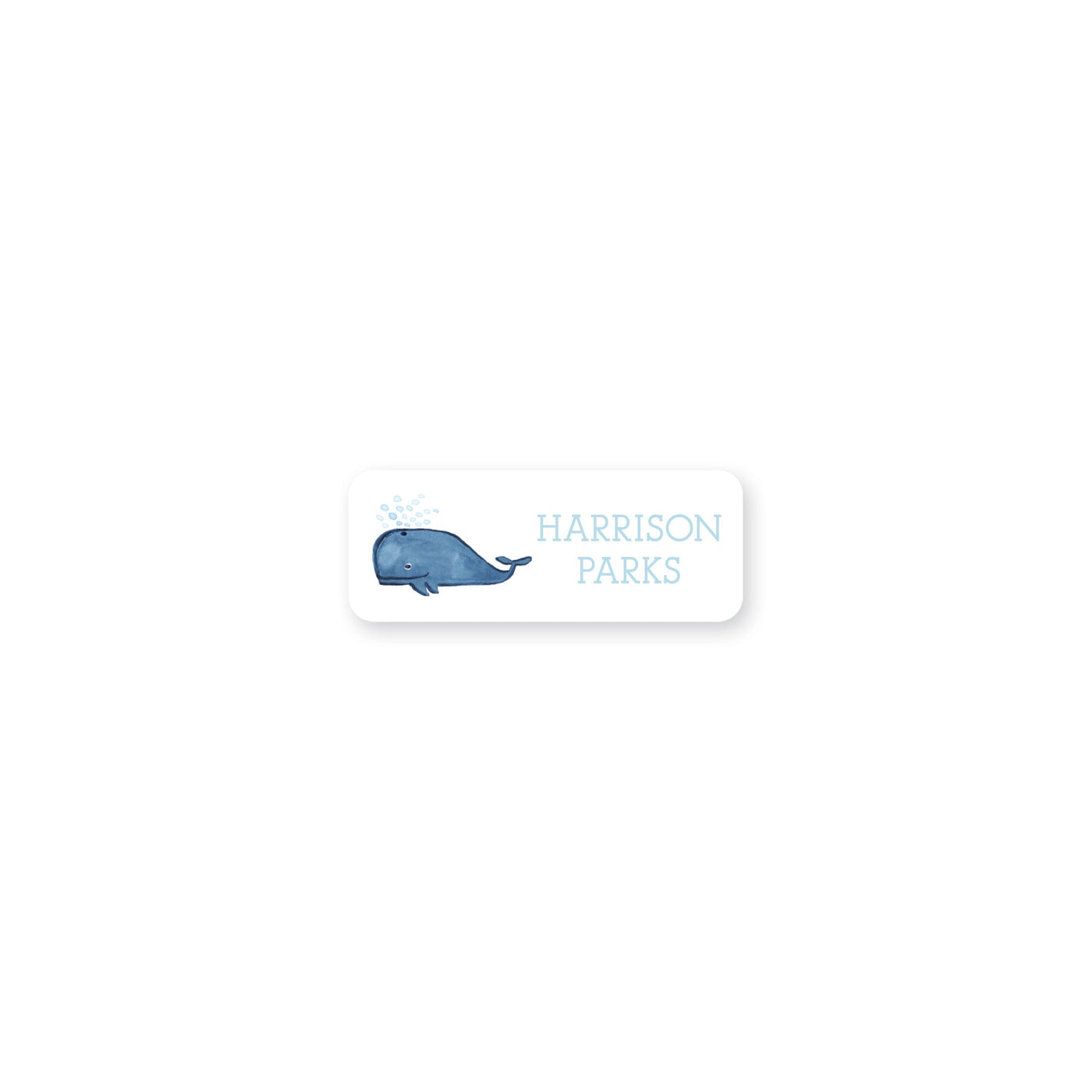 Weezie B. Designs | Watercolor Whale Sticker