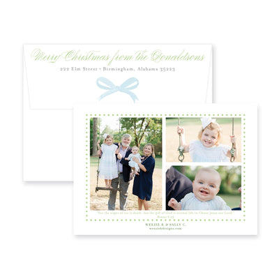 Winter Berries Horizontal Christmas Card