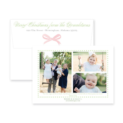 Winter Berries Horizontal Christmas Card